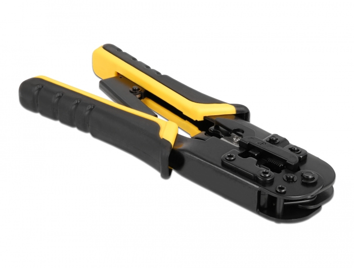 Delock Universelle Crimpzange mit Abisolierer für 8P (RJ45), 6P (RJ12/11) oder 4P Stecker #2 