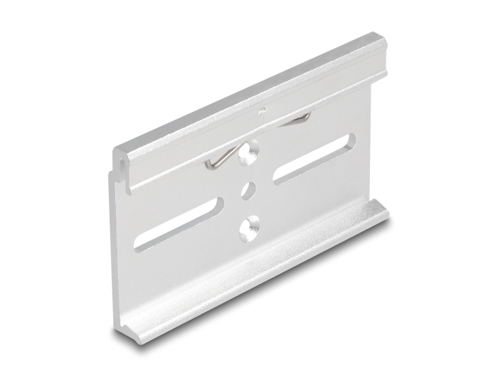 Delock Aluminium Montageclip für Hutschiene 80,0 x 47,8 mm silber #3 