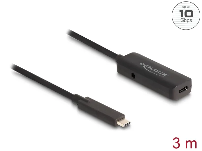 Delock Aktives USB 10 Gbps Verlängerungskabel USB Type-C™ 3 m #1 