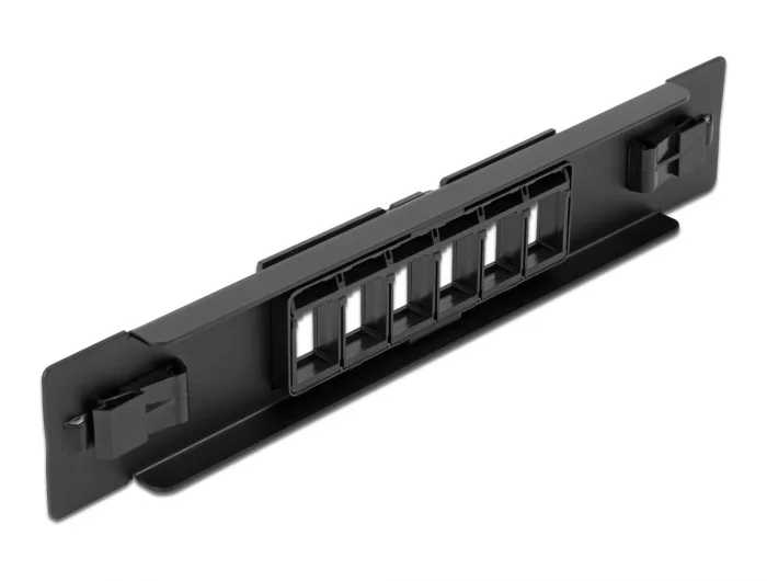 Delock 10″ Keystone Patchpanel 6 Port werkzeugfrei #2 