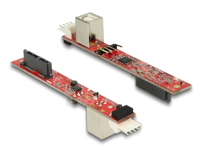 Delock Konverter Slim SATA 13 Pin zu USB 2.0 Typ-B Buchse #1 