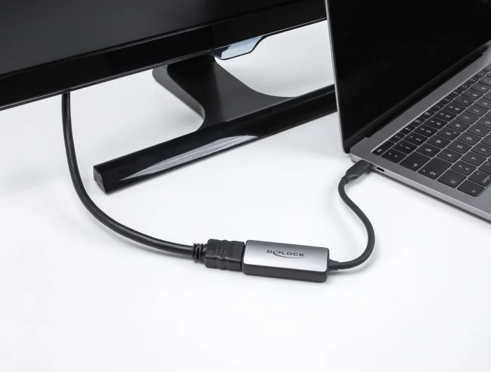 Delock USB Type-C™ Adapter zu HDMI (DP Alt Mode) 8K 60 Hz mit HDR und HDCP #2 
