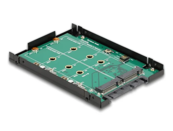 Delock 2.5″ Konverter SATA 22 Pin > 2 x M.2 mit RAID mit Gehäuse #4 