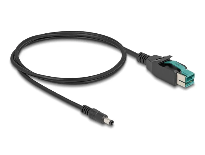 Delock PoweredUSB Kabel Stecker 12 V zu DC 5,5 x 2,5 mm Stecker 1 m #3 