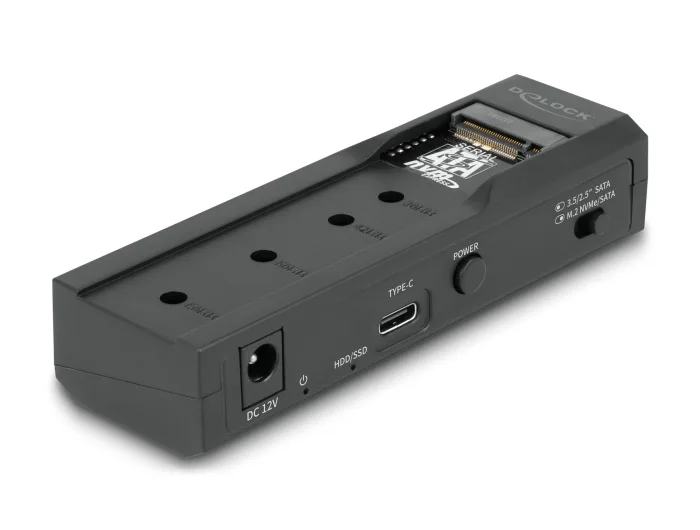 Delock USB Type-C™ Konverter für 1 x M.2 SSD oder 1 x SATA SSD / HDD #2 