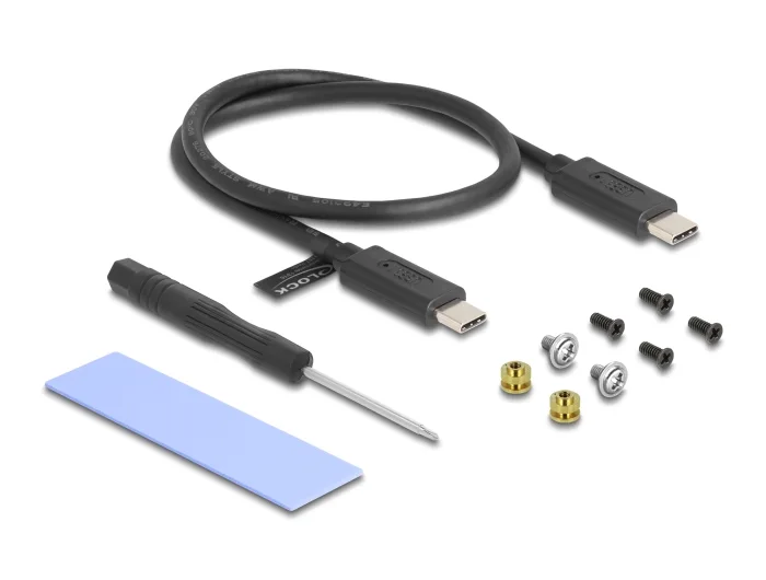 Delock Externes USB Type-C™ Combo Gehäuse für M.2 NVMe PCIe oder SATA SSD #4 