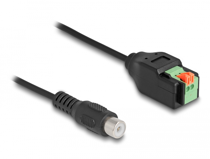 Delock Kabel Cinch Buchse zu Terminalblock Adapter mit Drucktaster 15 cm #1 