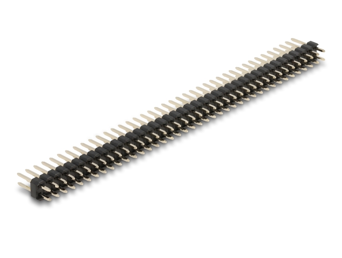 Delock Stiftleiste 40 Pin, Rastermaß 2,54 mm, 2-reihig, gerade, 5 Stück #2 