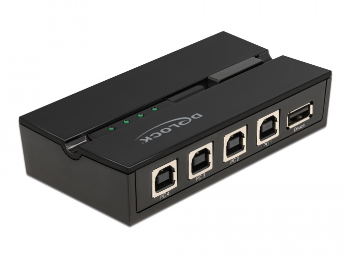 Delock USB 2.0 Switch für 4 PC an 1 Gerät #1 