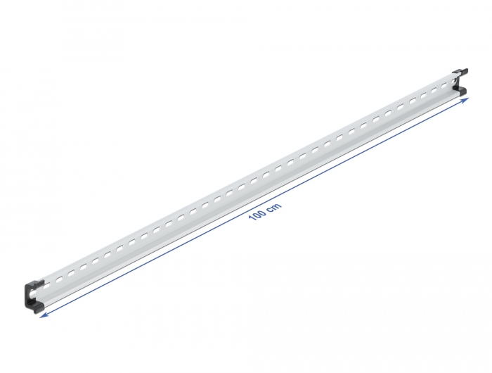 Delock Hutschiene 35 x 15 mm (100 cm) Aluminium #2 