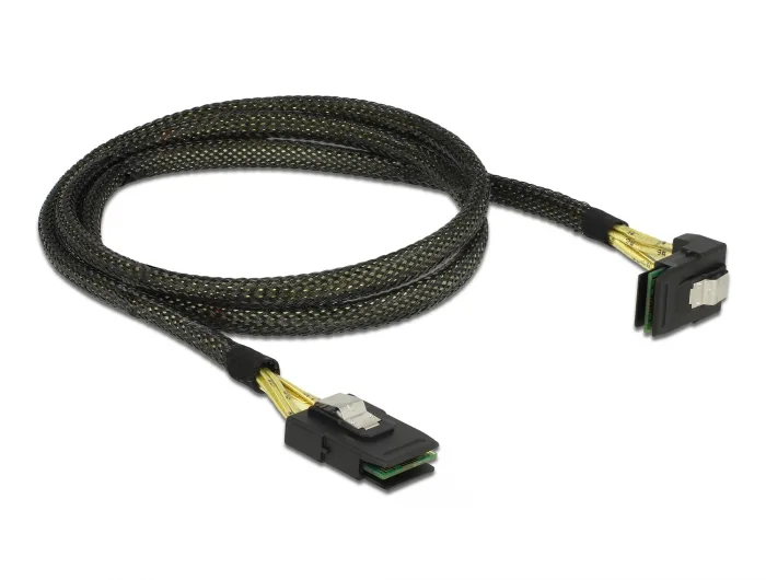 Delock Kabel Mini SAS SFF-8087 > Mini SAS SFF-8087 gewinkelt 1 m #2 