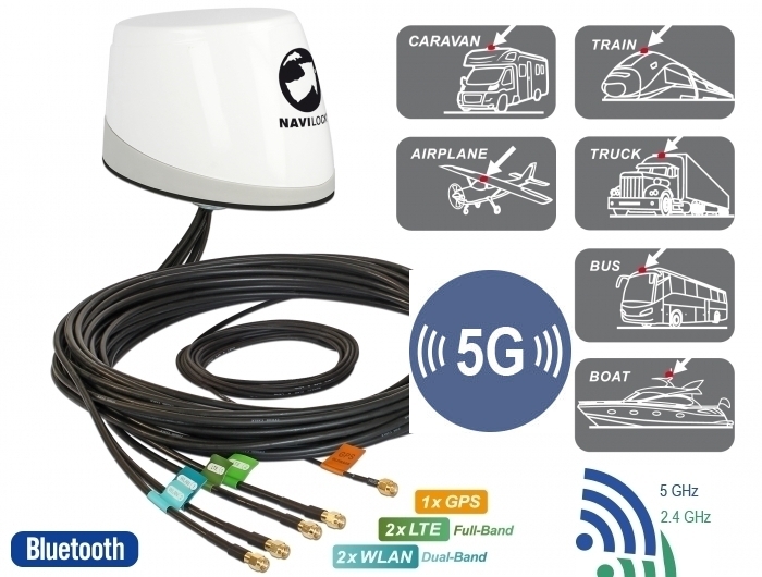 Navilock NL-400 Multiband GNSS 5G LTE-MIMO WLAN-MIMO