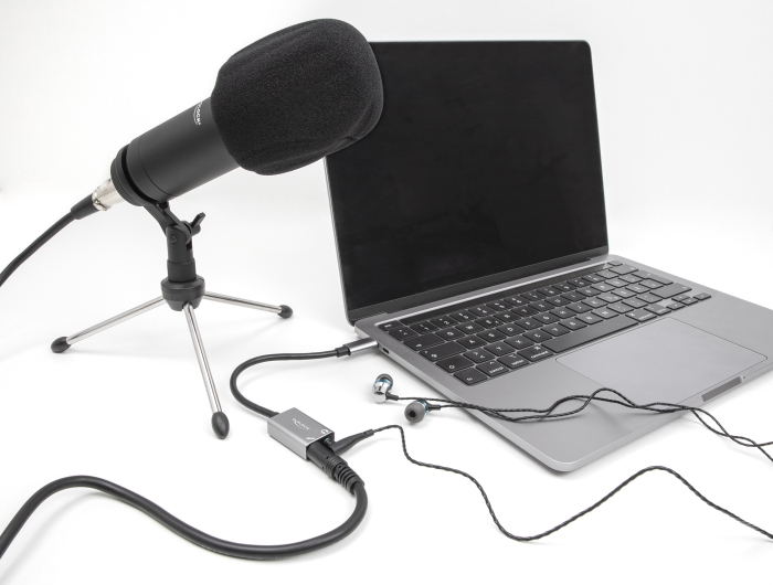 Delock Externe USB Soundkarte mit USB Type-C™ Stecker auf 2 x 3,5 mm Klinkenbuchse Plug & Play Audio Adapter #2 