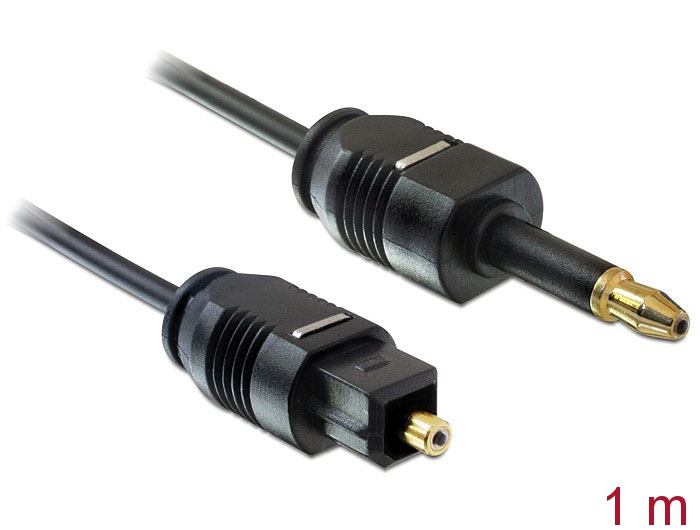 Delock Kabel Toslink Standard Stecker > Toslink mini 3,5 mm Stecker 1 m #1 
