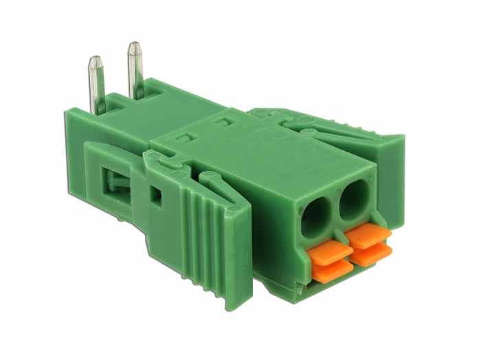Delock Terminalblock Set für Platine 2 Pin 3,81 mm Rastermaß horizontal #3 