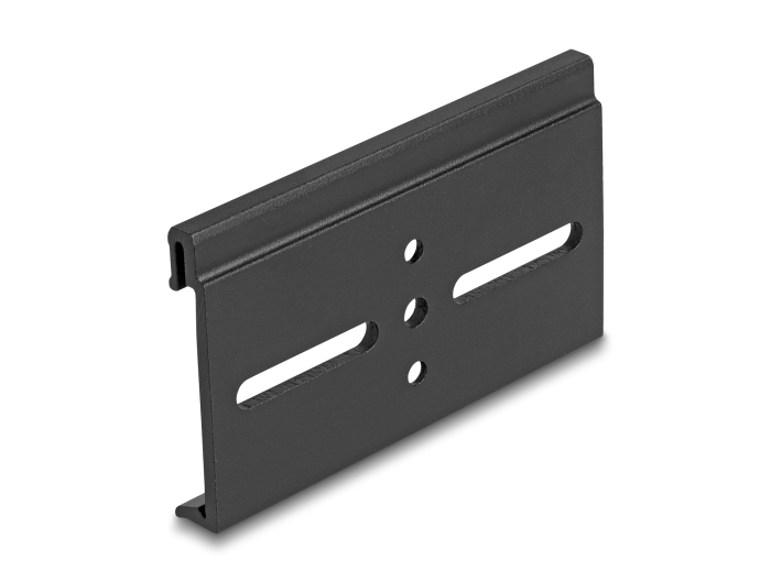 Delock Aluminium Montageclip für Hutschiene 80,0 x 47,8 mm schwarz #2 