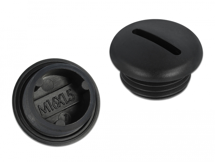 Delock Verschlussstopfen M16 x 1,5 schwarz 10 Stück #4 