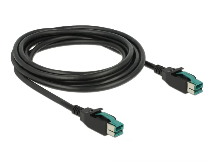 Delock PoweredUSB Kabel Stecker 12 V > PoweredUSB Stecker 12 V 3 m für POS Drucker und Terminals #4 