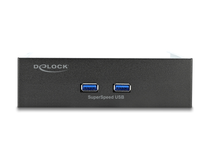 Delock 5.25″ Front Panel mit 2 x USB 5 Gbps Typ-A Ports #4 