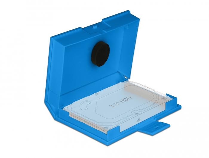 Delock Schutzbox für 3.5″ HDD blau #3 