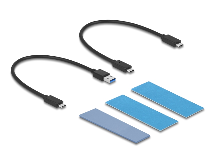 Delock Externes USB Type-C™ Combo Gehäuse für M.2 NVMe PCIe oder SATA SSD - werkzeugfrei #4 