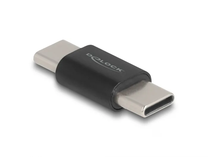 Delock Adapter SuperSpeed USB 10 Gbps (USB 3.2 Gen 2) USB Type-C™ Gender Changer Stecker zu Stecker schwarz #1 