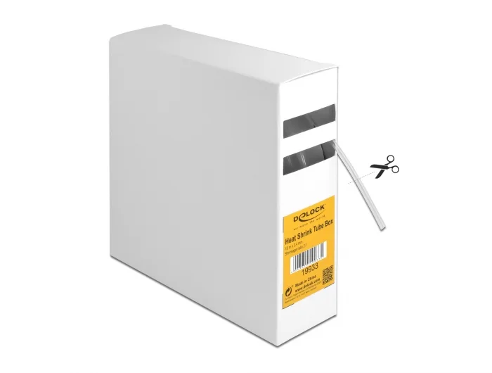 Delock Schrumpfschlauch Box, Schrumpfungsrate 2:1, 15 m x 2,4 mm transparent #2 