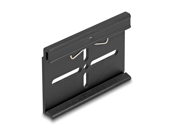 Delock Aluminium Montageclip für Hutschiene 70,0 x 47,8 mm schwarz #3 