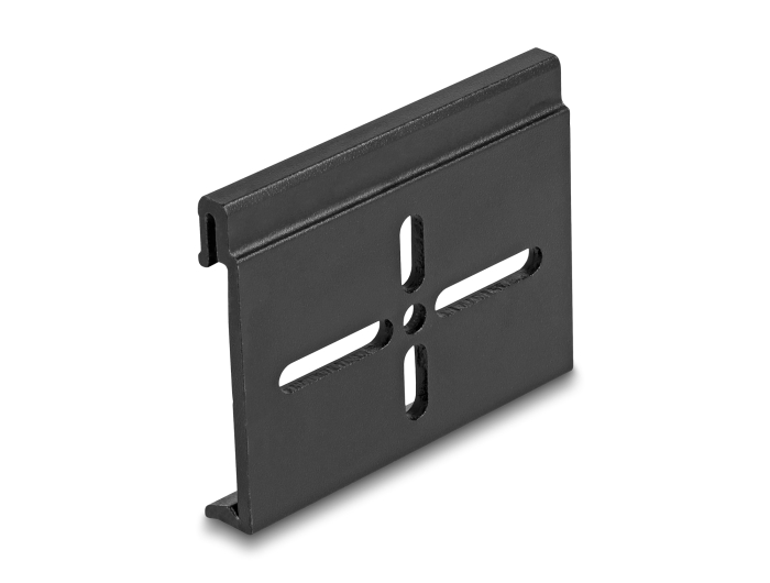 Delock Aluminium Montageclip für Hutschiene 60,0 x 47,8 mm schwarz #2 