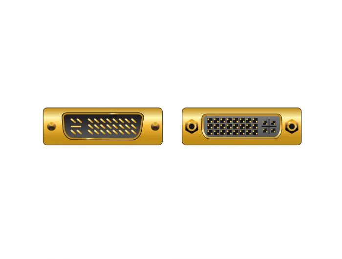 Delock Adapter DVI 24+5 Pin Stecker zu Buchse rechts gewinkelt #2 