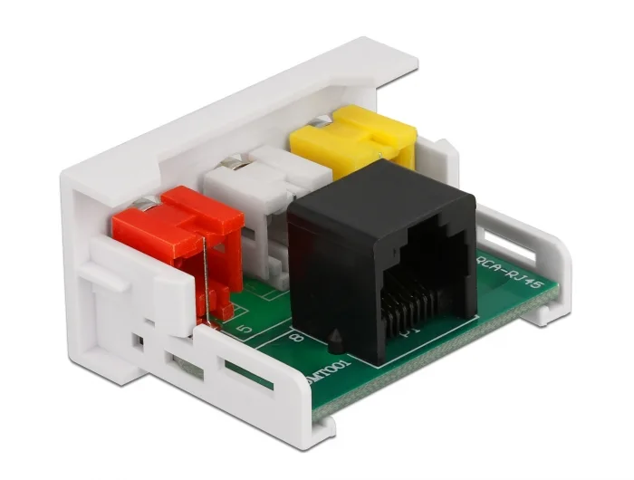 Delock Easy 45 Modul 3 x Cinch Buchse zu RJ45 Buchse 22,5 x 45 mm #2 