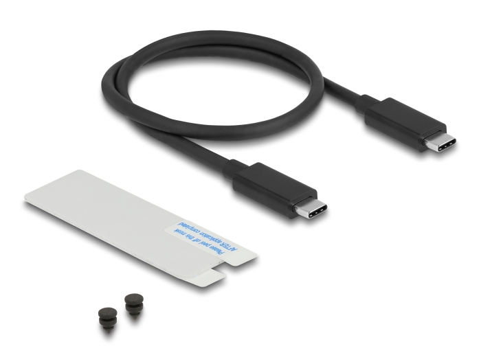 Delock USB 40 Gbps Gehäuse für 1 x M.2 NVMe SSD im Gaming Style mit LED und Lüfter - werkzeugfrei #2 